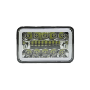 FARO PRINCIPAL 5 PULGADAS 31 LED LUZ BLANCA ALTA Y BAJA, ARO DE LUZ DIURNA BLANCA Y ÁMBAR 10-60V