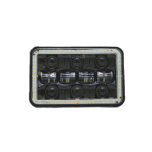 FARO PRINCIPAL 5 PULGADAS LUZ BLANCA ALTA Y BAJA, ARO DE LUZ DIURNA BLANCA Y AMBAR 10-60V