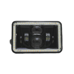 FARO PRINCIPAL 5 PULGADAS LUZ BLANCA ALTA Y BAJA, ARO DE LUZ DIURNA BLANCA Y AMBAR 10-60V